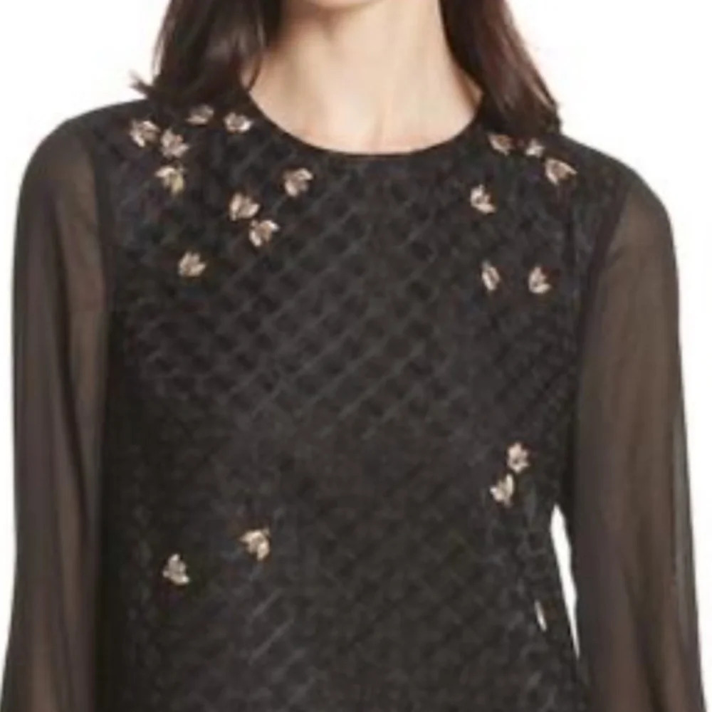 Ted Baker Lunnah Queen Bee Black Top - Picture 5 of 14
